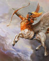 Pintura de un Centauro