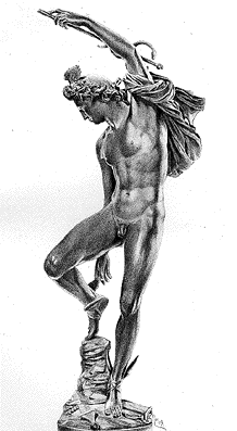 estatua de hermes