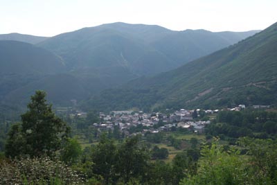 Vista del Pueblo y del Paisaje