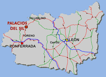Mapa de Palacios del Sil