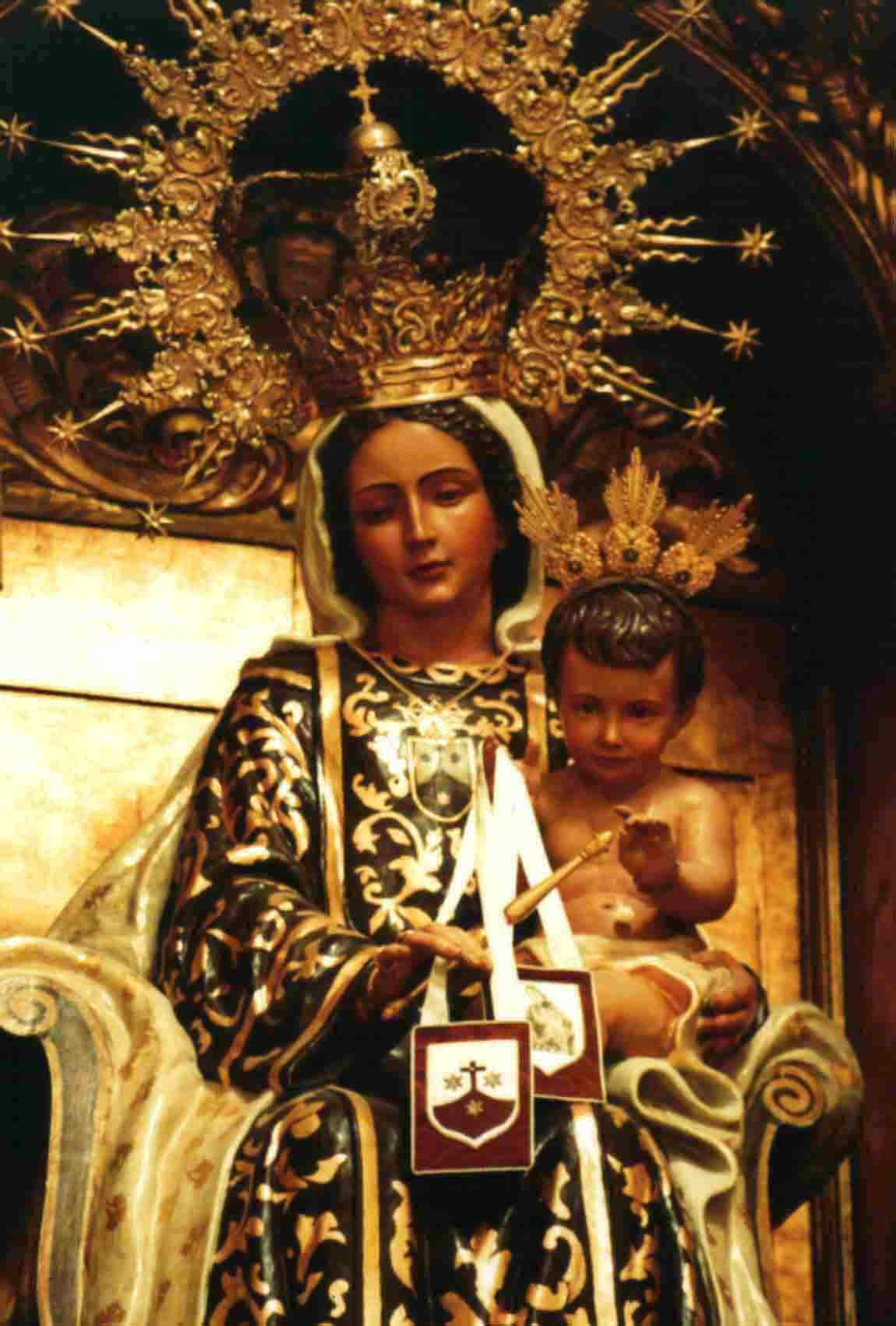 Imagen situada en el altar de la iglesia de nuestro convento.