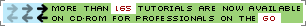 More than 165 tutorials now available on CD-ROM for professionals on the go