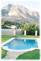 Vista de la piscina