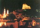Vista nocturna de Borja