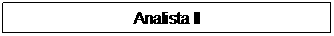Text Box: Analista II
