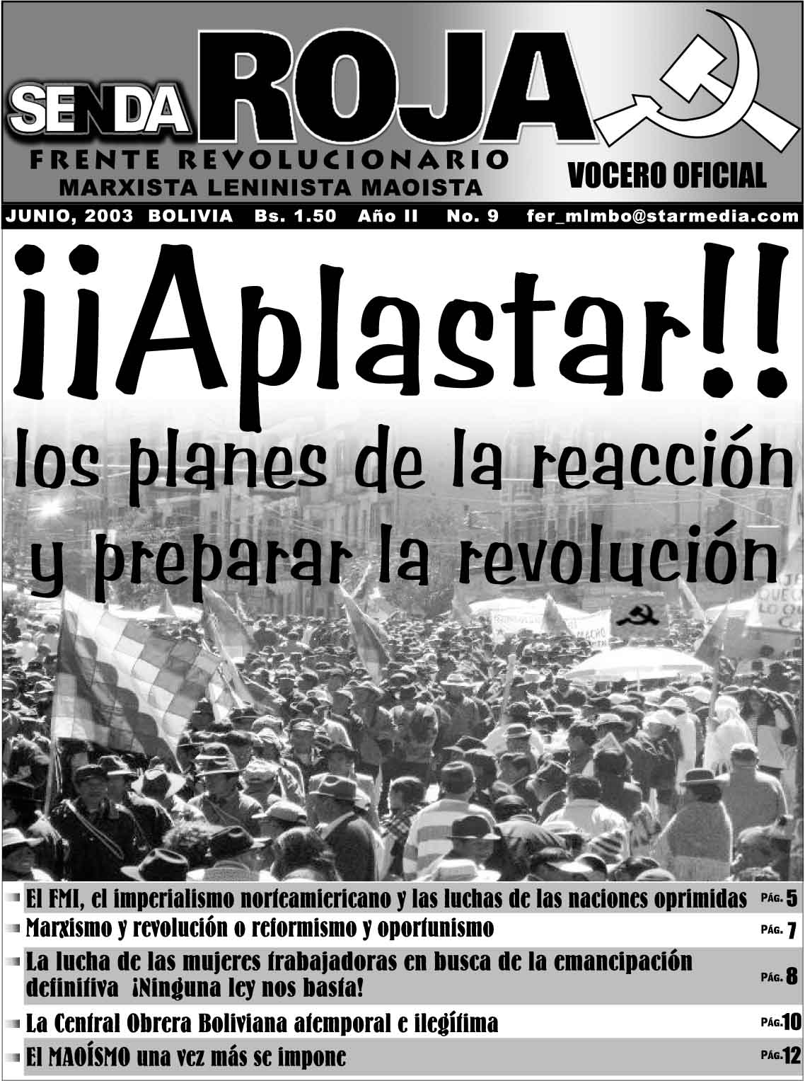 Aplastar los planes de la reaccin y preparar la revolucin!