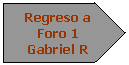 Pentgono: Regreso a Foro 1
Gabriel R
