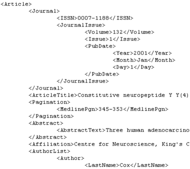 ejemplo estructura xml