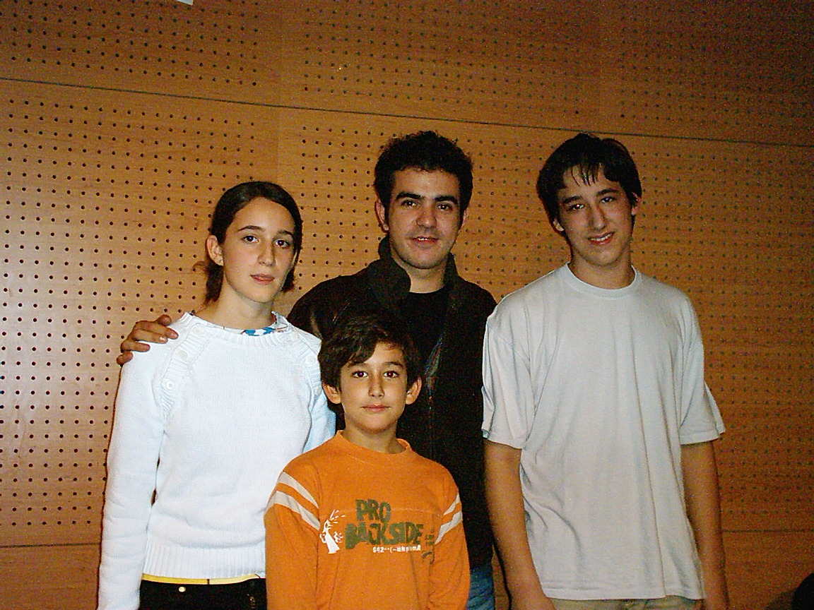 Los 4 (Yo, Joan, Gerard y su hermano)