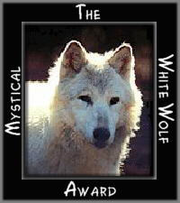 Mystical White Wolf Award