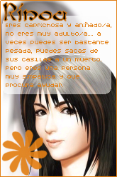 Como Rinoa? que ho-rror!! >_<