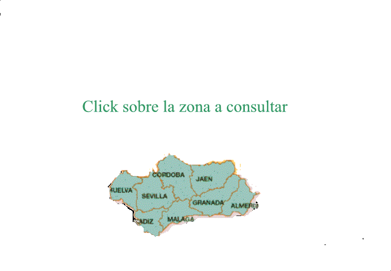 Mapa de Andalucia