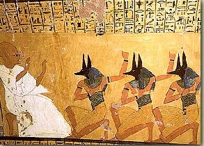 Inherjau se halla ante encarnaciones de Horus, Imsety y Hapi