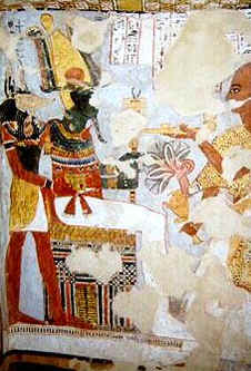 Jonsu, en el Ms All, ante Osiris y Anubis