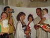 Bautizo de Roc�o y Mar�a Redondo Tom�s - Munilla - Iglesia de San Miguel Arc�ngel. Fotos enviadas por Josean