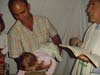 Bautizo de Roc�o y Mar�a Redondo Tom�s - Munilla - Iglesia de San Miguel Arc�ngel. Fotos enviadas por Josean