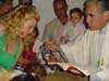 Bautizo de Roc�o y Mar�a Redondo Tom�s - Munilla - Iglesia de San Miguel Arc�ngel. Fotos enviadas por Josean