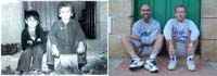 Chenco y Josean nietos de Barrios treinta veranos depu�s. Foto enviada por Jose Antonio Redondo Barrios