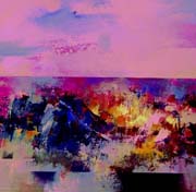 EL HORIZONTE 2004 Pintura acrilica de Antonio Bujalance