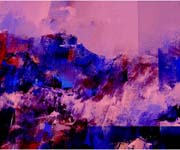 LAGUNA OSCURA 2004 Pintura acrilica de Antonio Bujalance