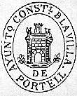 Escut de Portell segons SARTHOU CARRERES (s. XIX)
