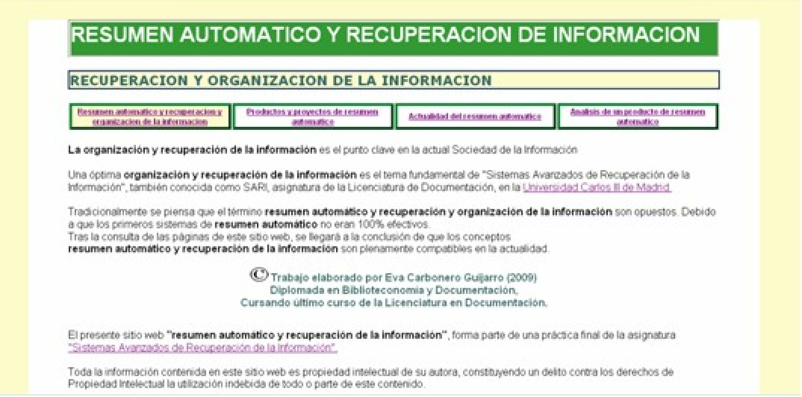 Acceder a la pgina: Recuperacin y organizacin de la informacin