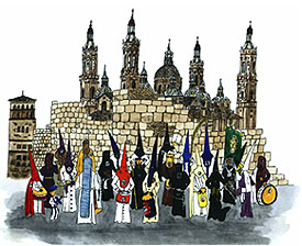 TODAS LAS COFRADIAS DE ZARAGOZA