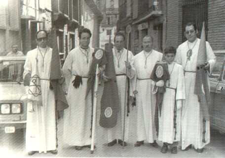 TRES  DE NUESTROS HERMANOS MAYORES.  MARIANO BIU, DIEGO DE PAZ Y PEDRO HERNANDEZ