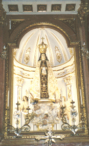 Virgen del Carmen en la Capilla del Carmen