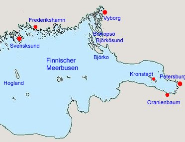 �stlicher Golf von Finnlanf