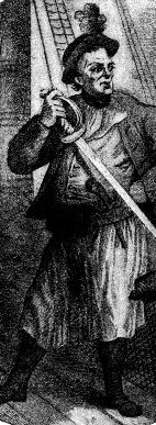 Britische Piratendarstellung von Jones