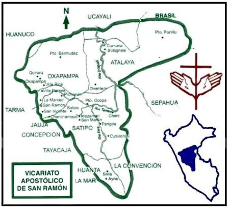 mapa del Vicariato