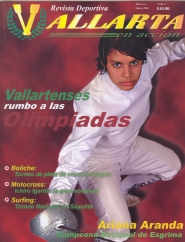 photo of Vallarta En Accion March w/Ariana Aranda on front cover
