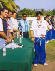 photo Hector receives city recognition award for bringing home the Jr. Olympic silver medal for teams