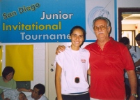photo of Maggie with Medal and Gene