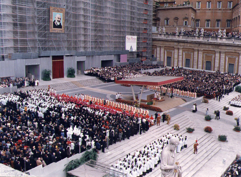 Ceremonia de beatificacin en Roma