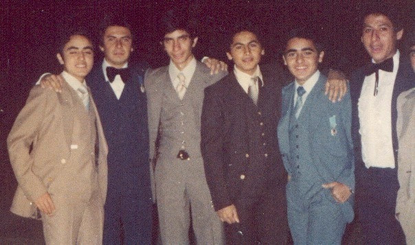::.. Dito - Biby - Miguel - Eduardo - Chain - Fernando  ..::  Fiesta de Bachiller 1979 - Fuente : Biby Bascop�