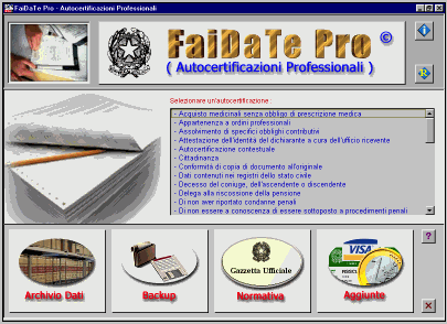 Fare clic per visualizzare la scheda relativa al programma