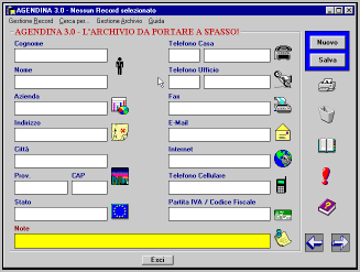 Fare clic per visualizzare la scheda relativa al programma