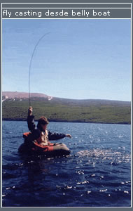 Fly fishing desde belly boat