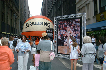 Sue Bird Poster - Herald Square Pre-Game Festivities