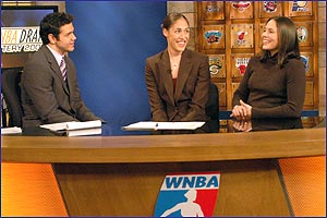 Rebecca Lobo and Sue Bird