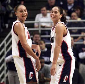 Sue Bird and Diana Taurasi