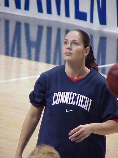 Sue Bird Looking up