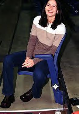 Sue Bird sits on chair