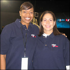 Sue Bird and Tina Thompson served