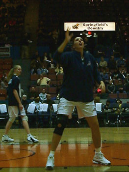 Kara Wolter Practicing