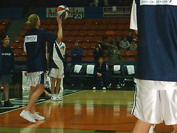 Nicole Conway Practicing
