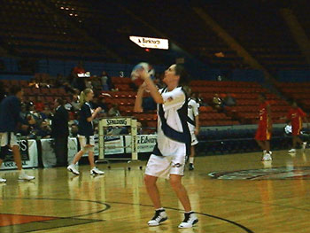 Sue Bird Practicing