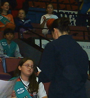 Sue Signing Autograph